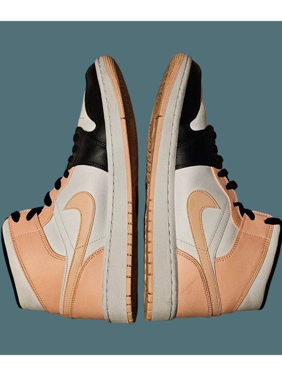 Nike Air Jordan 1 Mid White/Crimson Tint/Arctic Orange/Black Sneakers Men 9.5 main image 11